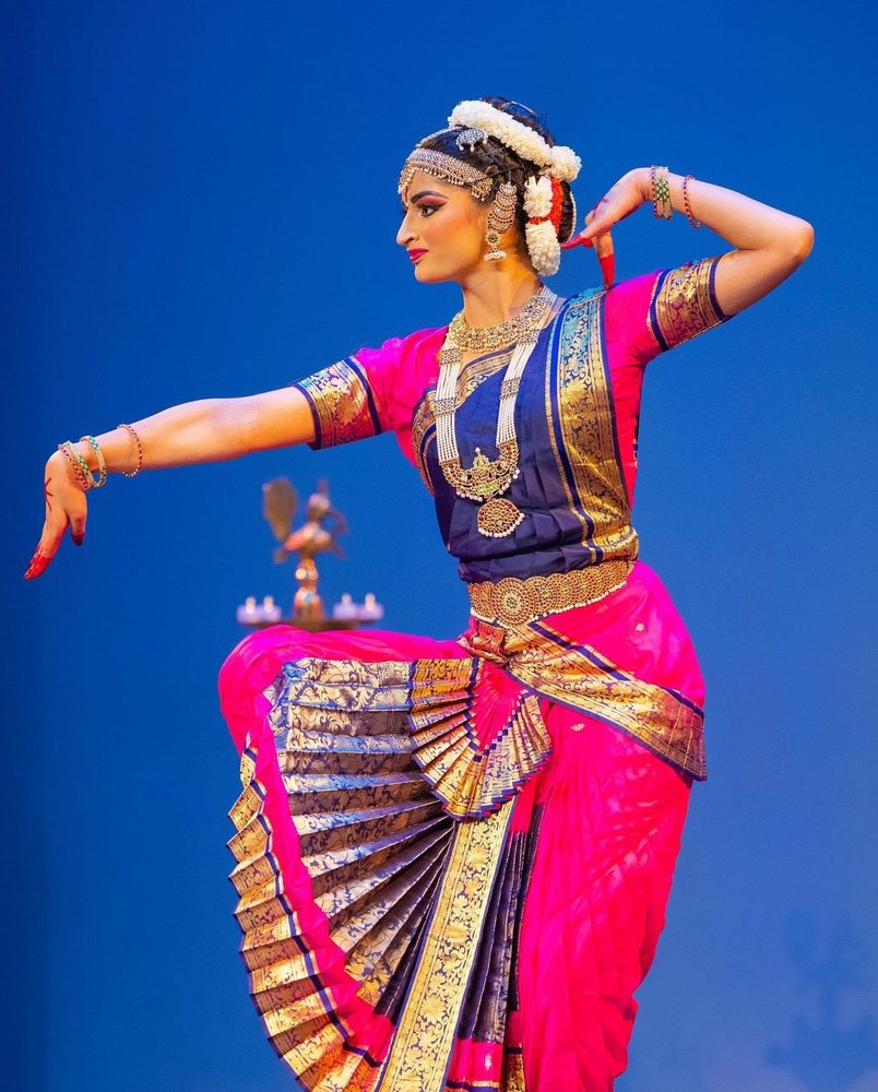 Classical dance costume and makeup