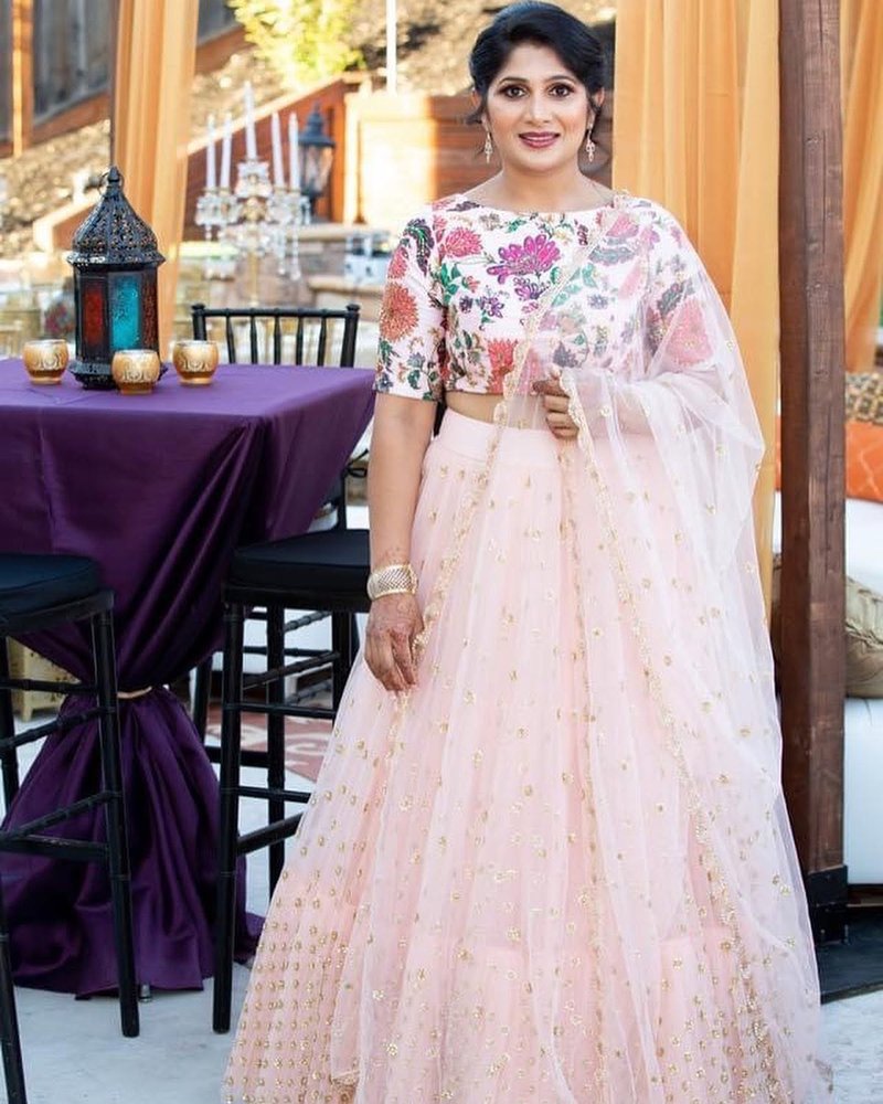 Special occasion lehenga makeup